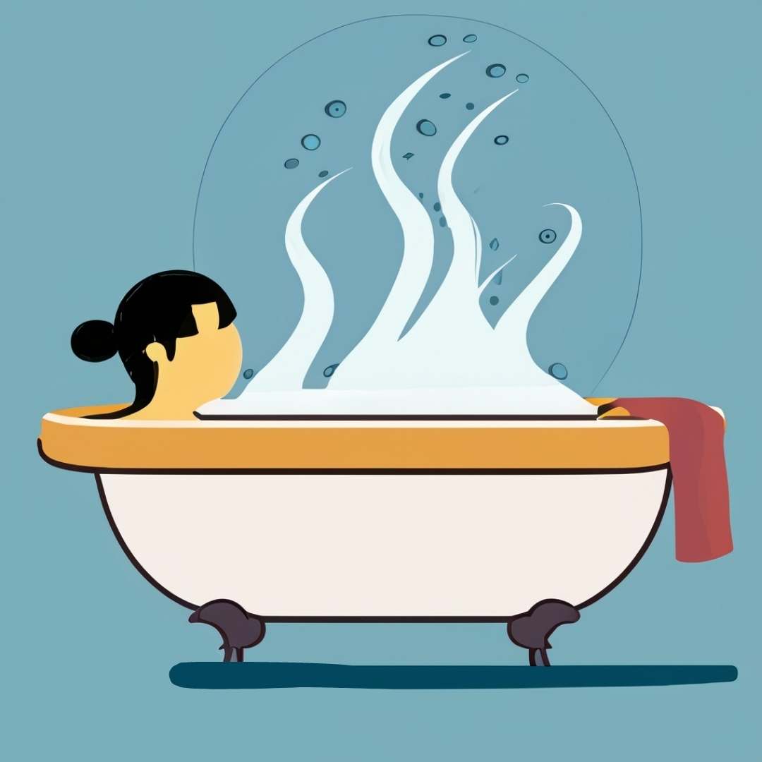 AVOID HOT WATER BATH